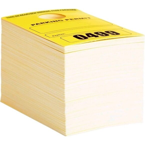 Parking Permit Pass Hang Tag Office Business, Apartment 0414 Total Tags - Picture 5 of 7